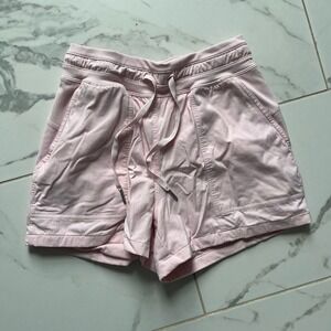 Lululemon lined dance studio short high rise pink organza size 2